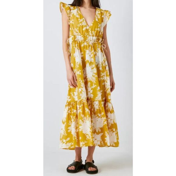 JOHN LEWIS Floral Midi Dress size 16 - Picture 9 of 10
